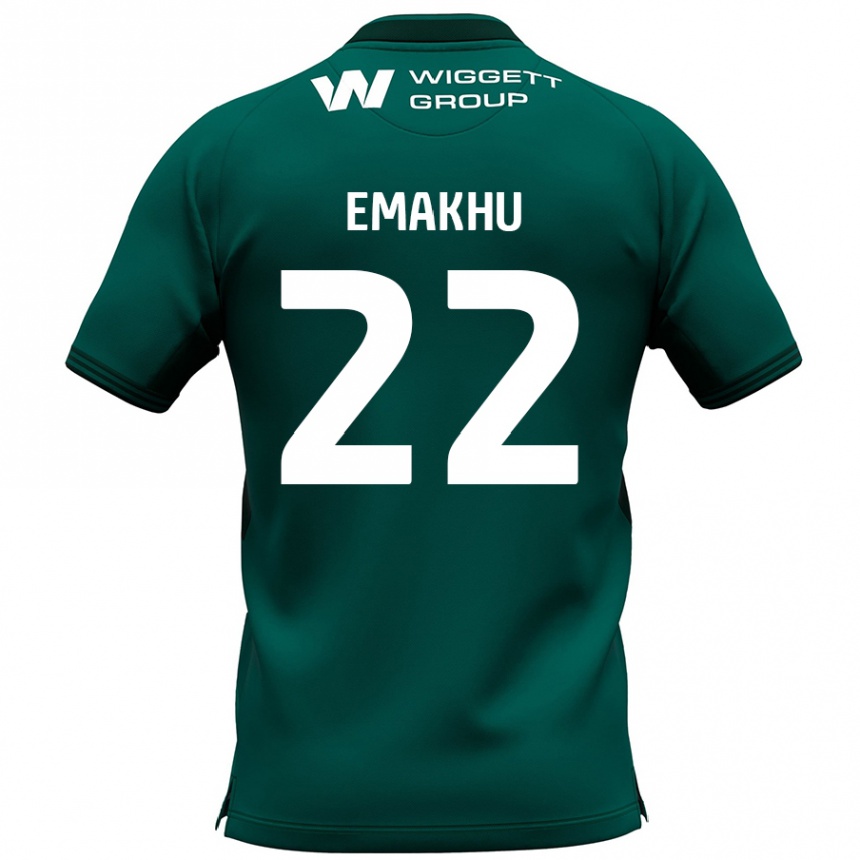 Niño Fútbol Camiseta Aidomo Emakhu #22 Verde 2ª Equipación 2024/25