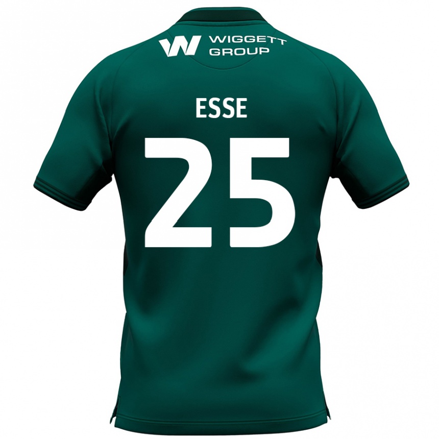 Niño Fútbol Camiseta Romain Esse #25 Verde 2ª Equipación 2024/25