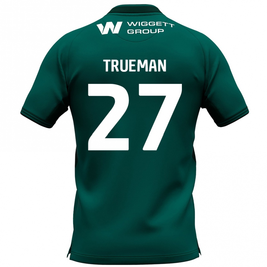 Niño Fútbol Camiseta Connal Trueman #27 Verde 2ª Equipación 2024/25