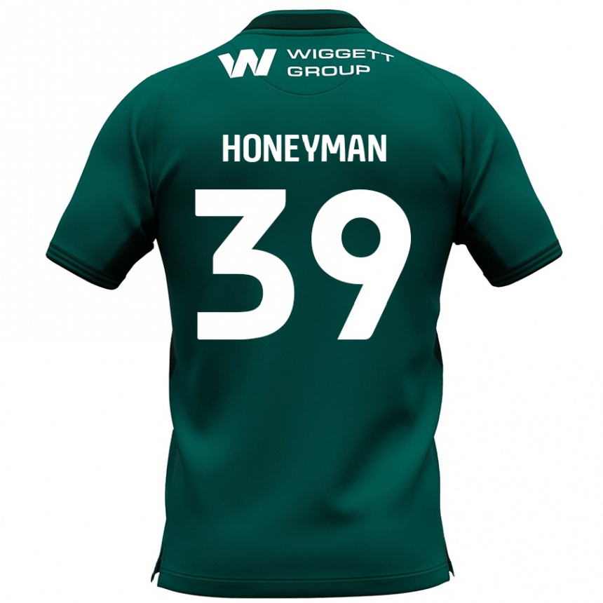 Niño Fútbol Camiseta George Honeyman #39 Verde 2ª Equipación 2024/25