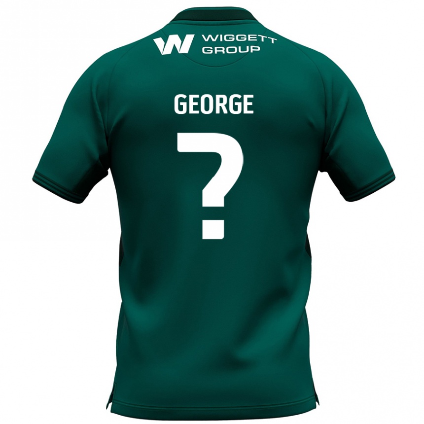 Niño Fútbol Camiseta George Evans #0 Verde 2ª Equipación 2024/25