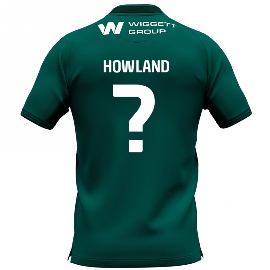 Niño Fútbol Camiseta Jack Howland #0 Verde 2ª Equipación 2024/25