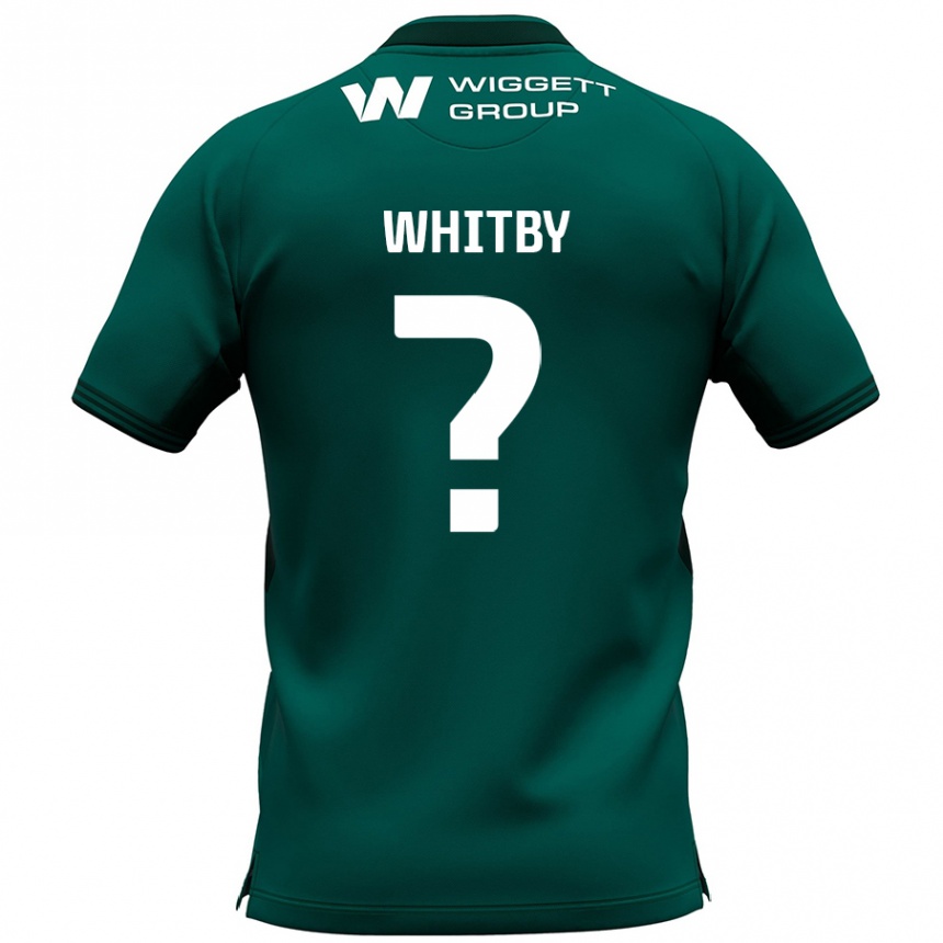 Niño Fútbol Camiseta Oliver Whitby #0 Verde 2ª Equipación 2024/25