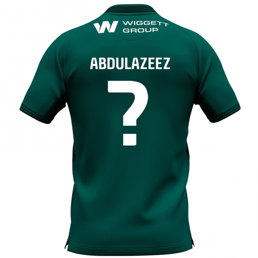 Niño Fútbol Camiseta Abdulahi Abdulazeez #0 Verde 2ª Equipación 2024/25