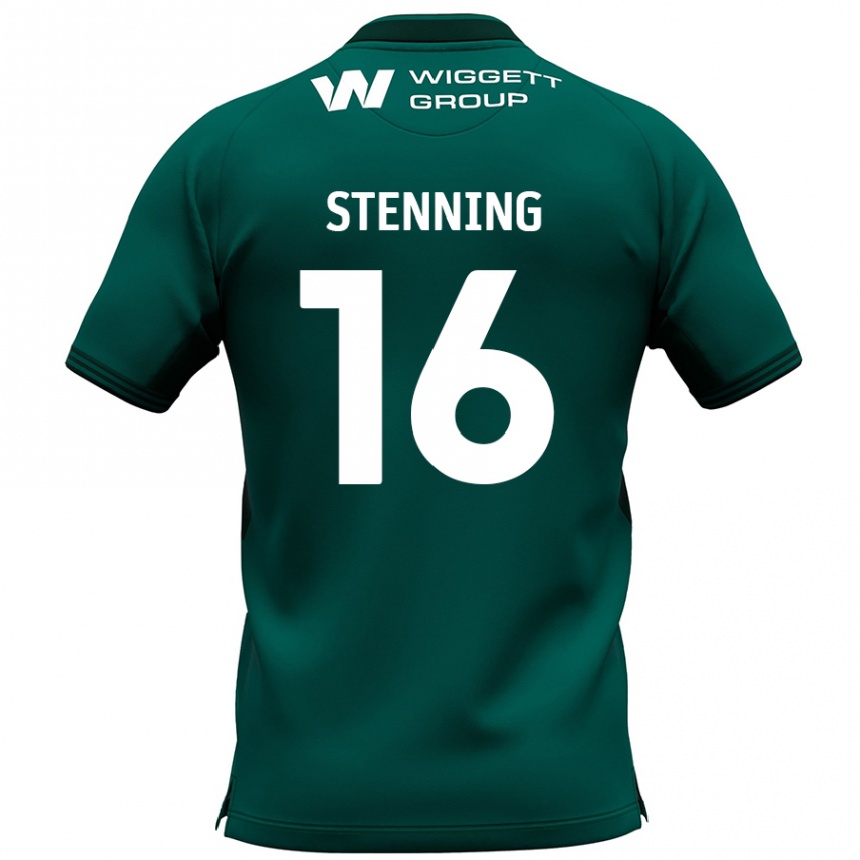 Niño Fútbol Camiseta Ellie Stenning #16 Verde 2ª Equipación 2024/25