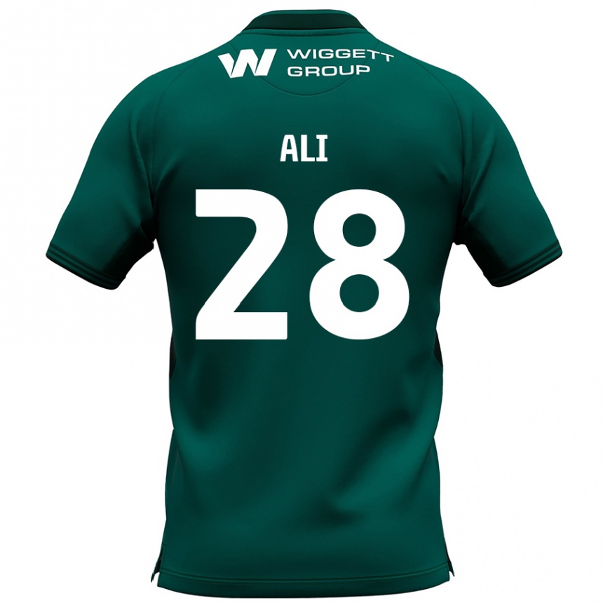 Niño Fútbol Camiseta Francesca Ali #28 Verde 2ª Equipación 2024/25