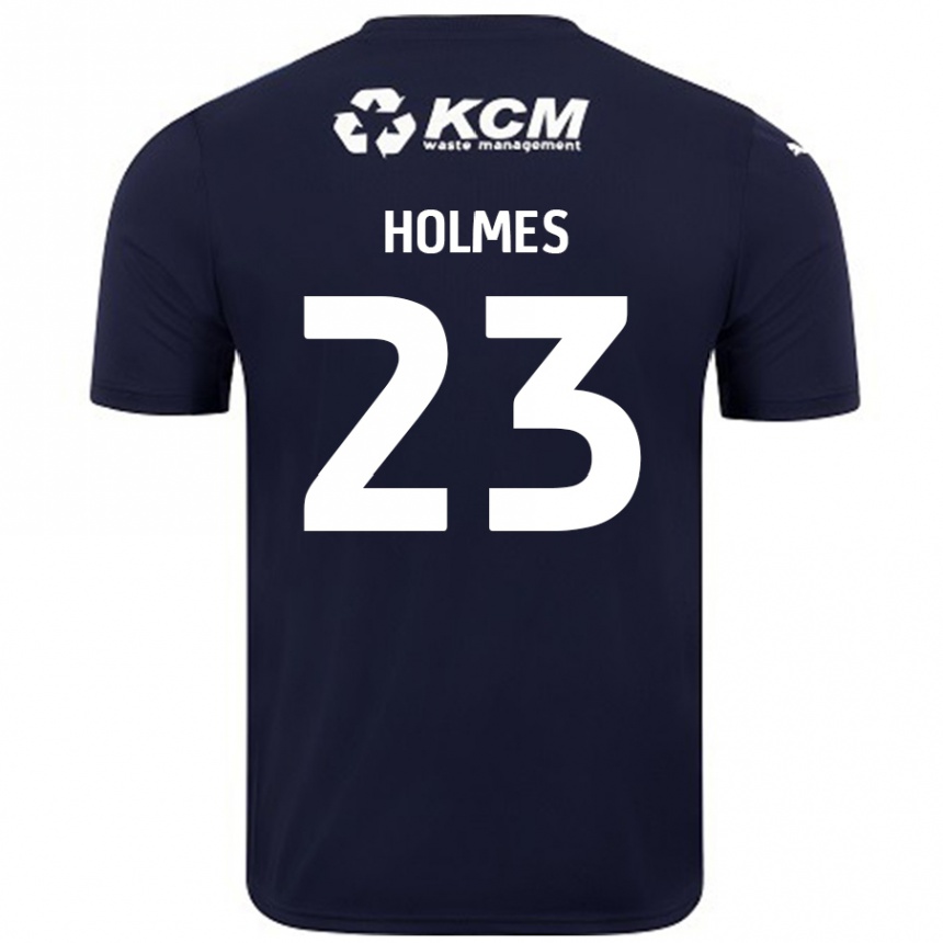 Niño Fútbol Camiseta Jack Holmes #23 Azul Marino 2ª Equipación 2024/25