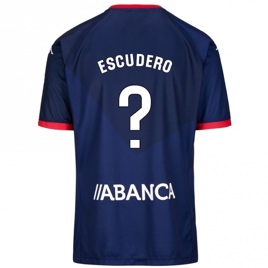 Niño Fútbol Camiseta Sergio Escudero #18 Azul Marino 2ª Equipación 2024/25