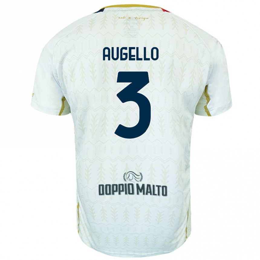 Niño Fútbol Camiseta Tommaso Augello #3 Blanco 2ª Equipación 2024/25