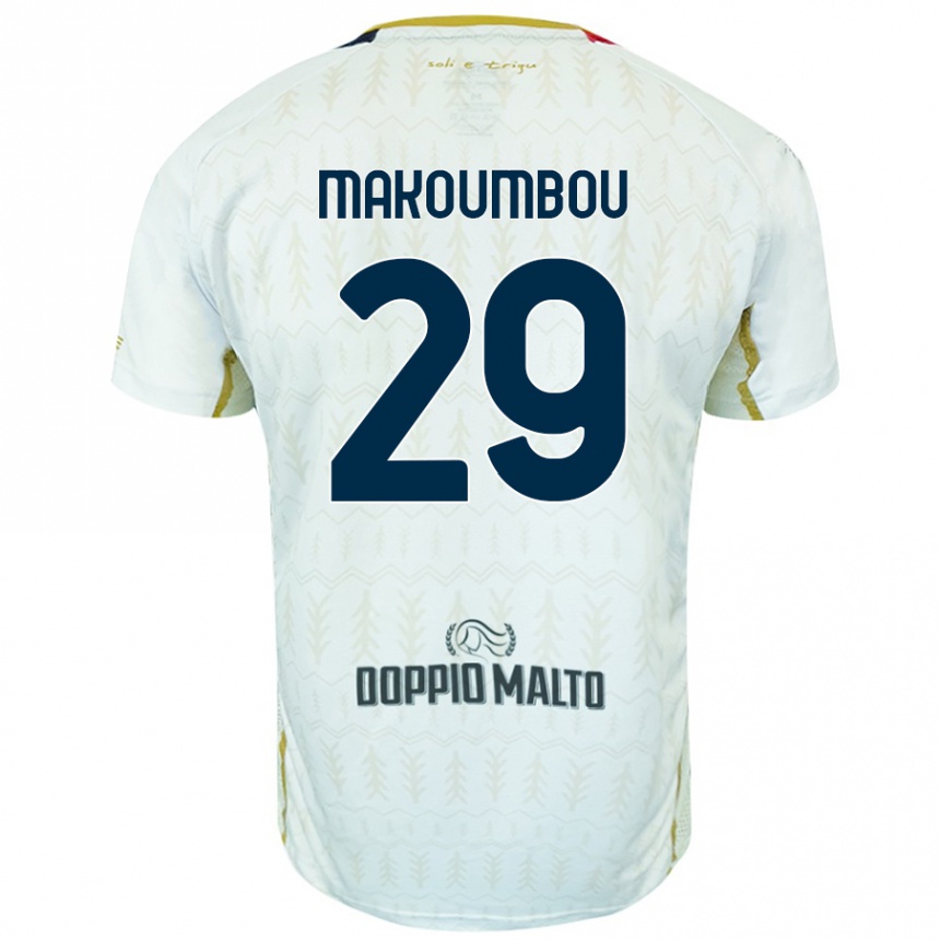 Niño Fútbol Camiseta Antoine Makoumbou #29 Blanco 2ª Equipación 2024/25