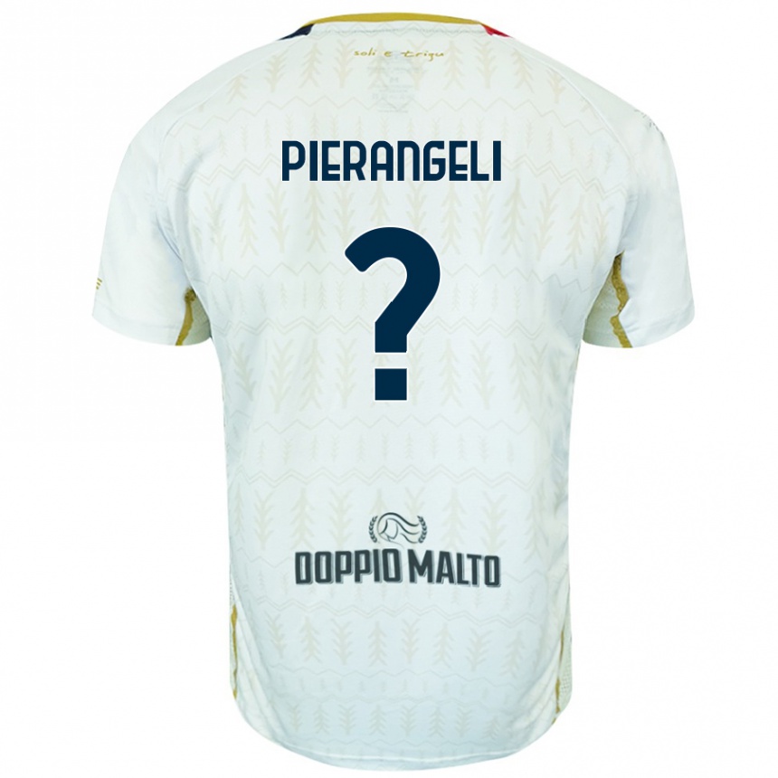 Niño Fútbol Camiseta Luis Pierangeli #0 Blanco 2ª Equipación 2024/25