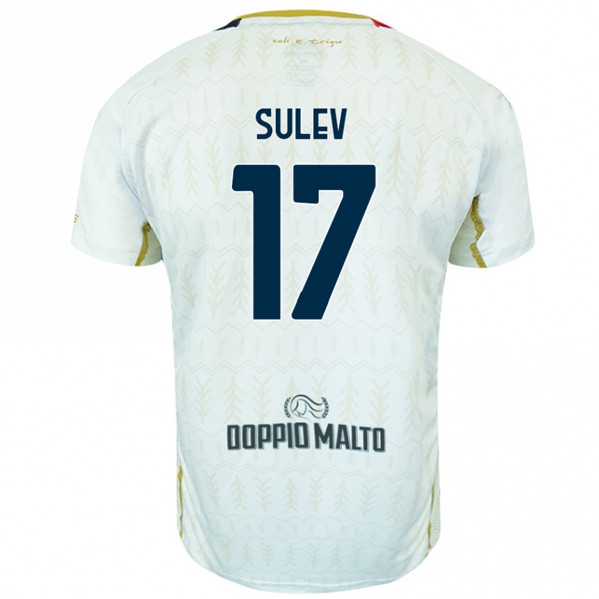 Niño Fútbol Camiseta Ivan Sulev #17 Blanco 2ª Equipación 2024/25