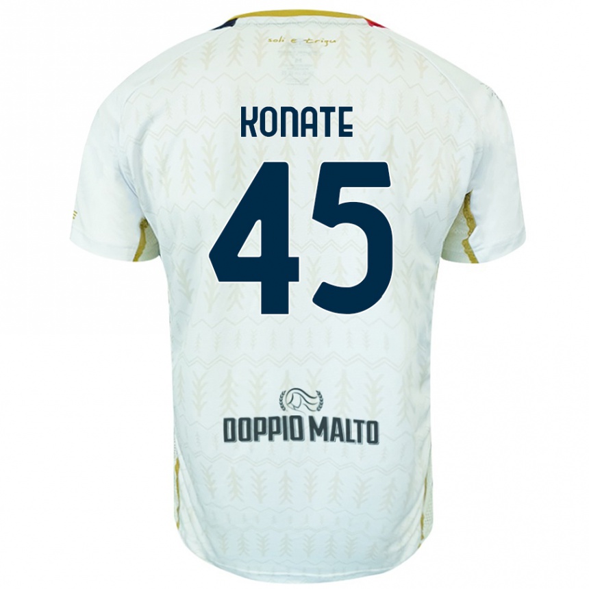 Niño Fútbol Camiseta Ismael Konate #45 Blanco 2ª Equipación 2024/25