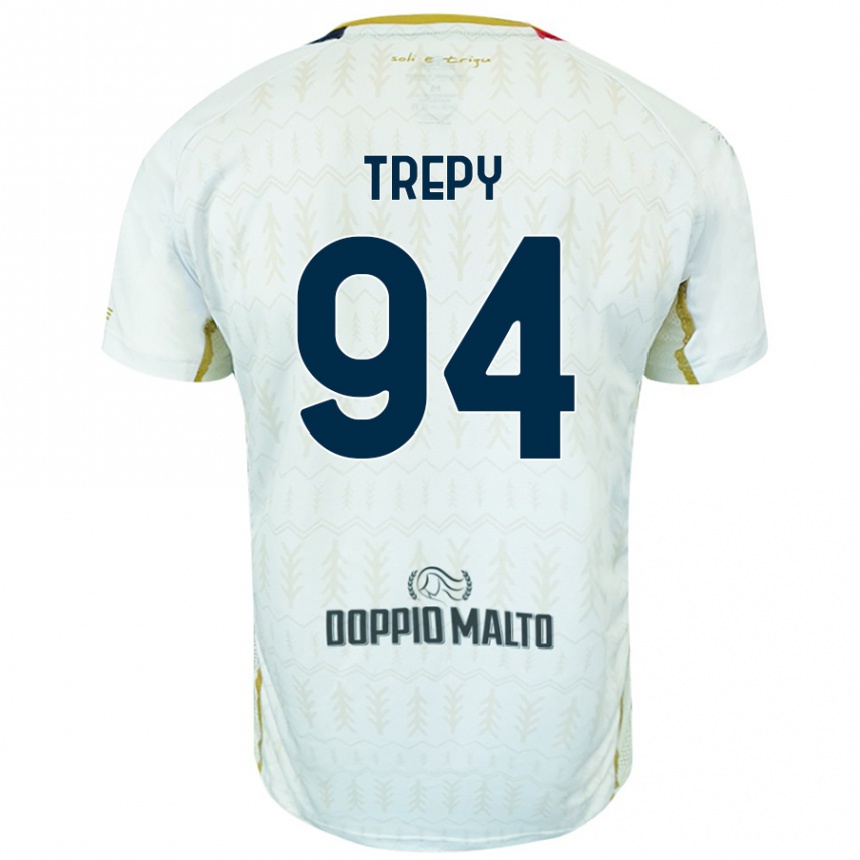 Niño Fútbol Camiseta Yael Trepy #94 Blanco 2ª Equipación 2024/25