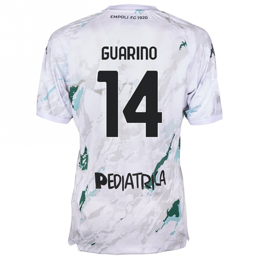 Niño Fútbol Camiseta Gabriele Guarino #14 Gris 2ª Equipación 2024/25