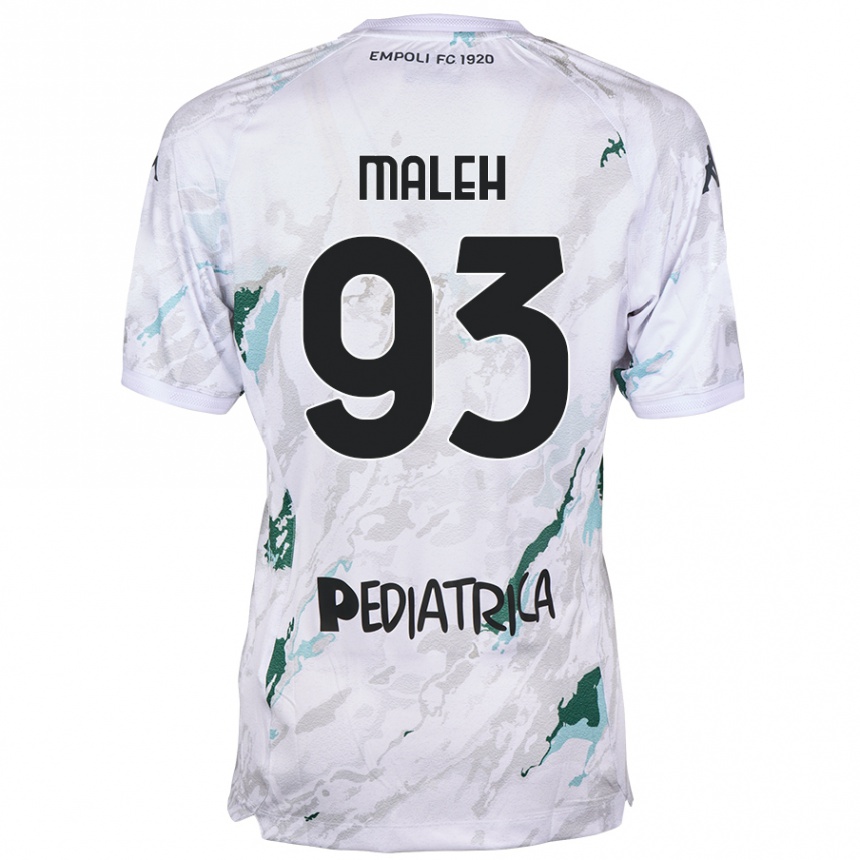 Niño Fútbol Camiseta Youssef Maleh #93 Gris 2ª Equipación 2024/25