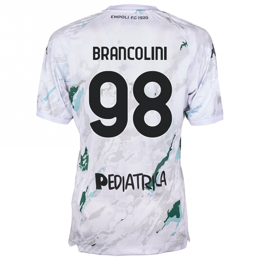 Niño Fútbol Camiseta Federico Brancolini #98 Gris 2ª Equipación 2024/25