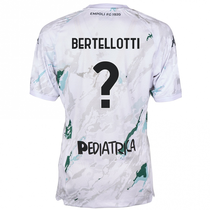 Niño Fútbol Camiseta Giacomo Bertellotti #0 Gris 2ª Equipación 2024/25