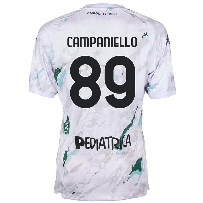 Niño Fútbol Camiseta Thomas Campaniello #89 Gris 2ª Equipación 2024/25