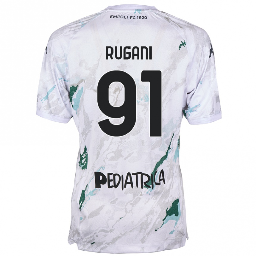 Niño Fútbol Camiseta Tommaso Rugani #91 Gris 2ª Equipación 2024/25