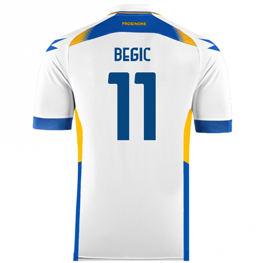 Niño Fútbol Camiseta Tjas Begic #11 Blanco 2ª Equipación 2024/25