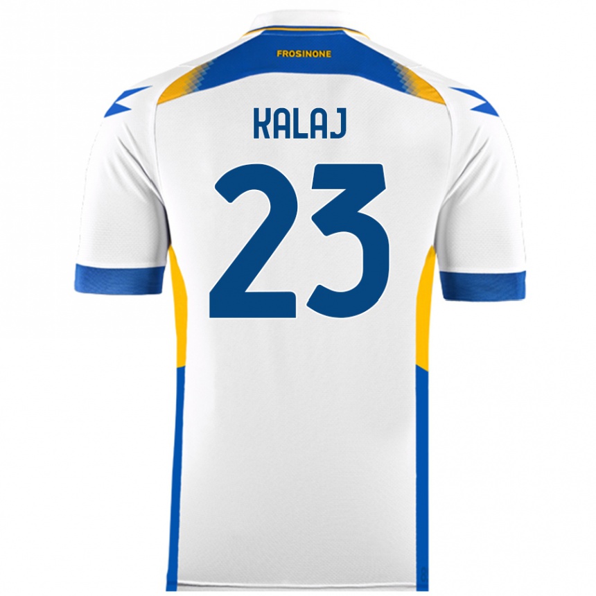 Niño Fútbol Camiseta Sergio Kalaj #23 Blanco 2ª Equipación 2024/25