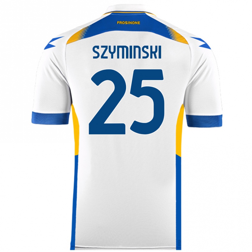 Niño Fútbol Camiseta Przemyslaw Szyminski #25 Blanco 2ª Equipación 2024/25