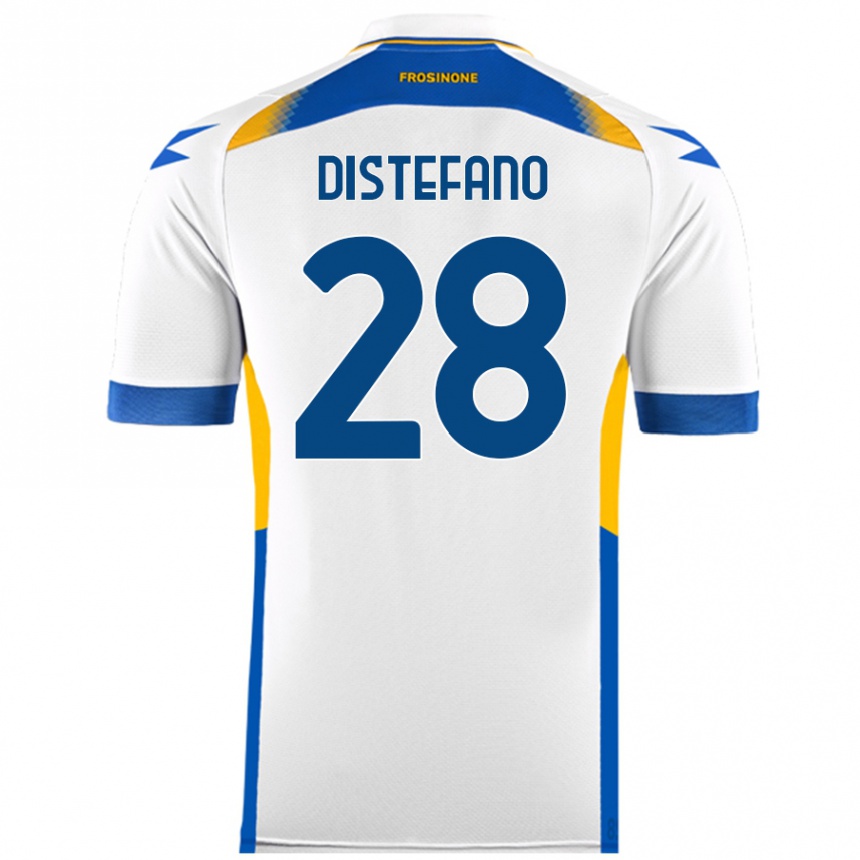 Niño Fútbol Camiseta Filippo Distefano #28 Blanco 2ª Equipación 2024/25