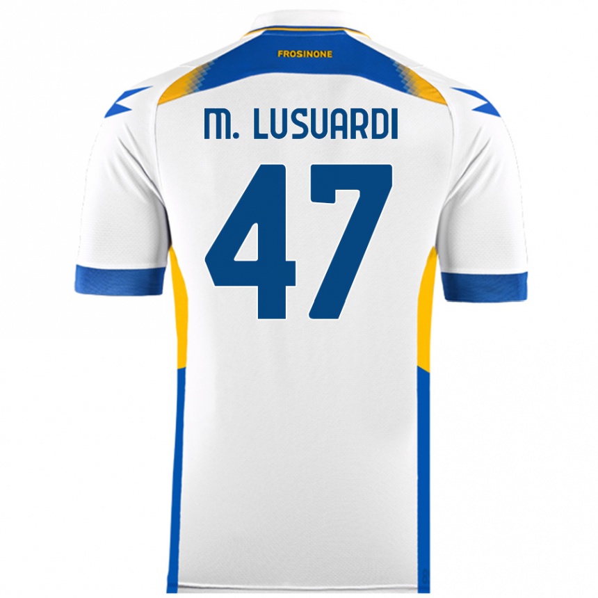 Niño Fútbol Camiseta Mateus Lusuardi #47 Blanco 2ª Equipación 2024/25