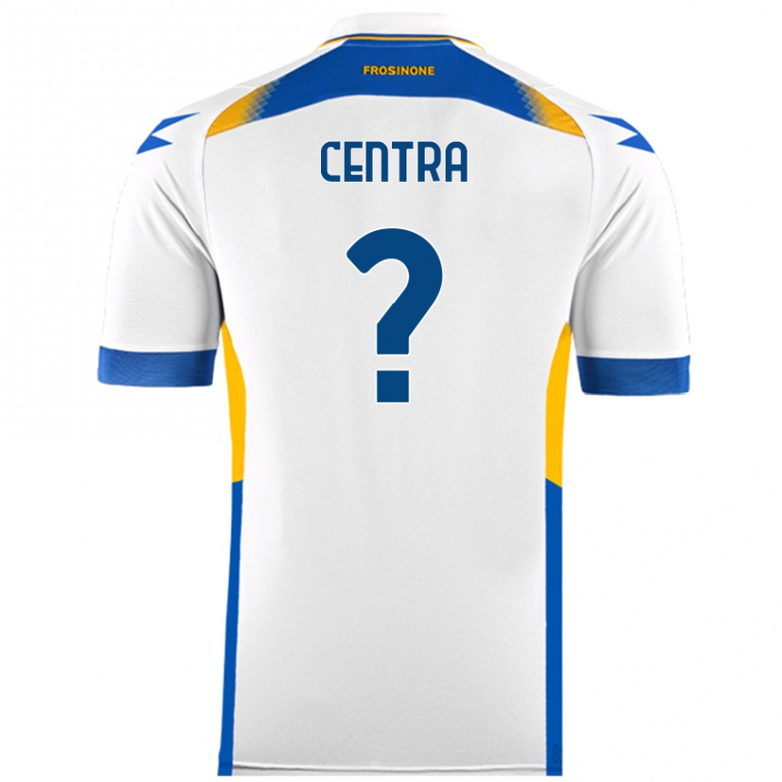 Niño Fútbol Camiseta Francesco Centra #0 Blanco 2ª Equipación 2024/25