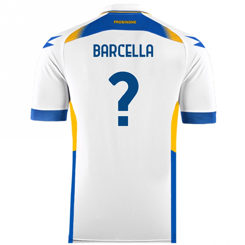 Niño Fútbol Camiseta Kevin Barcella #0 Blanco 2ª Equipación 2024/25