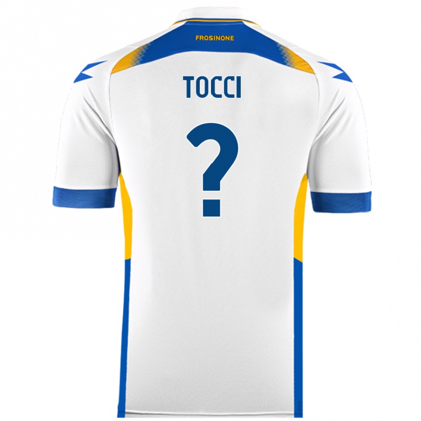 Niño Fútbol Camiseta Federico Tocci #0 Blanco 2ª Equipación 2024/25