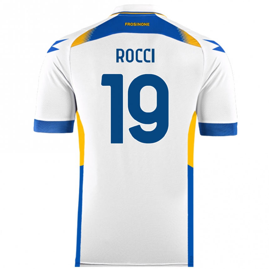 Niño Fútbol Camiseta Valerio Rocci #19 Blanco 2ª Equipación 2024/25