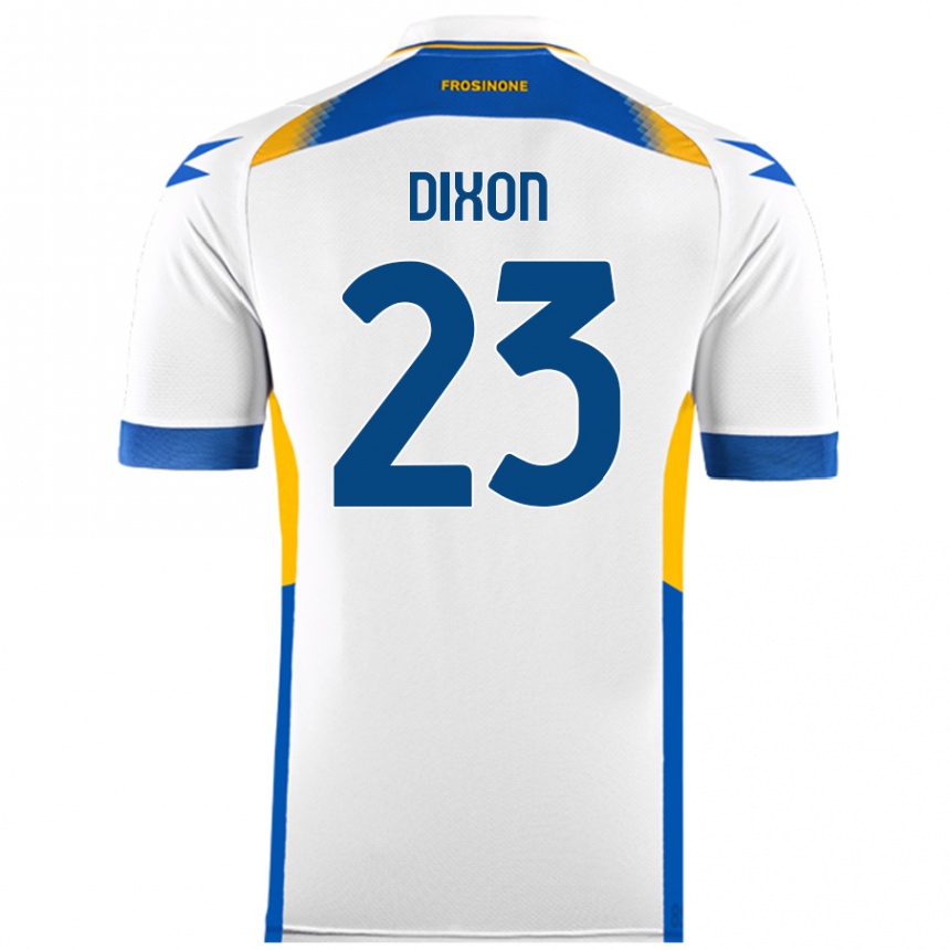 Niño Fútbol Camiseta Damar Dixon #23 Blanco 2ª Equipación 2024/25