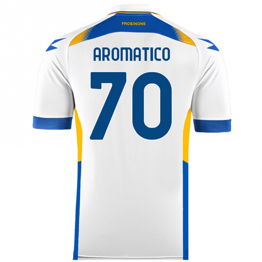 Niño Fútbol Camiseta Raul Aromatico #70 Blanco 2ª Equipación 2024/25