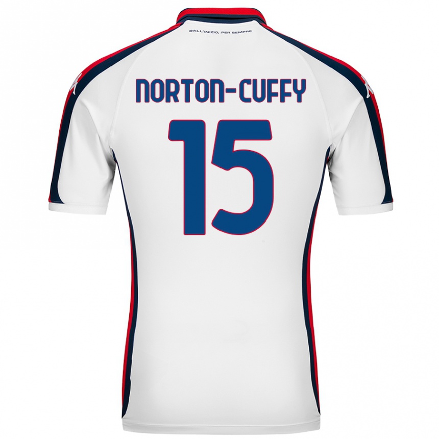 Niño Fútbol Camiseta Brooke Norton-Cuffy #15 Blanco 2ª Equipación 2024/25