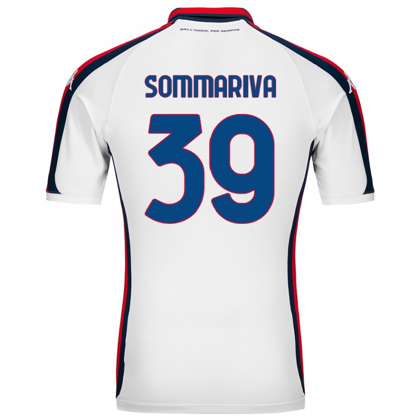 Niño Fútbol Camiseta Daniele Sommariva #39 Blanco 2ª Equipación 2024/25