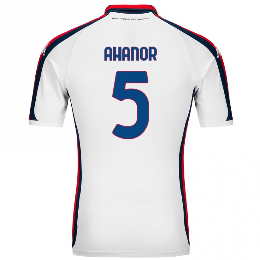 Niño Fútbol Camiseta Honest Ahanor #5 Blanco 2ª Equipación 2024/25