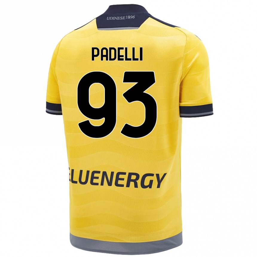 Niño Fútbol Camiseta Daniele Padelli #93 Dorado 2ª Equipación 2024/25