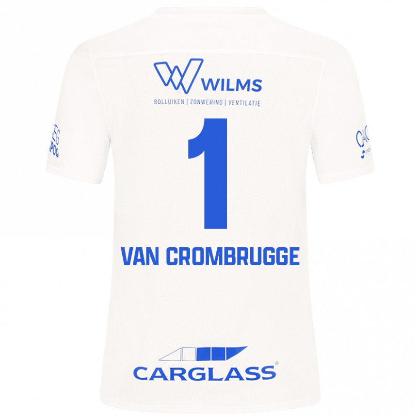 Niño Fútbol Camiseta Hendrik Van Crombrugge #1 Blanco 2ª Equipación 2024/25