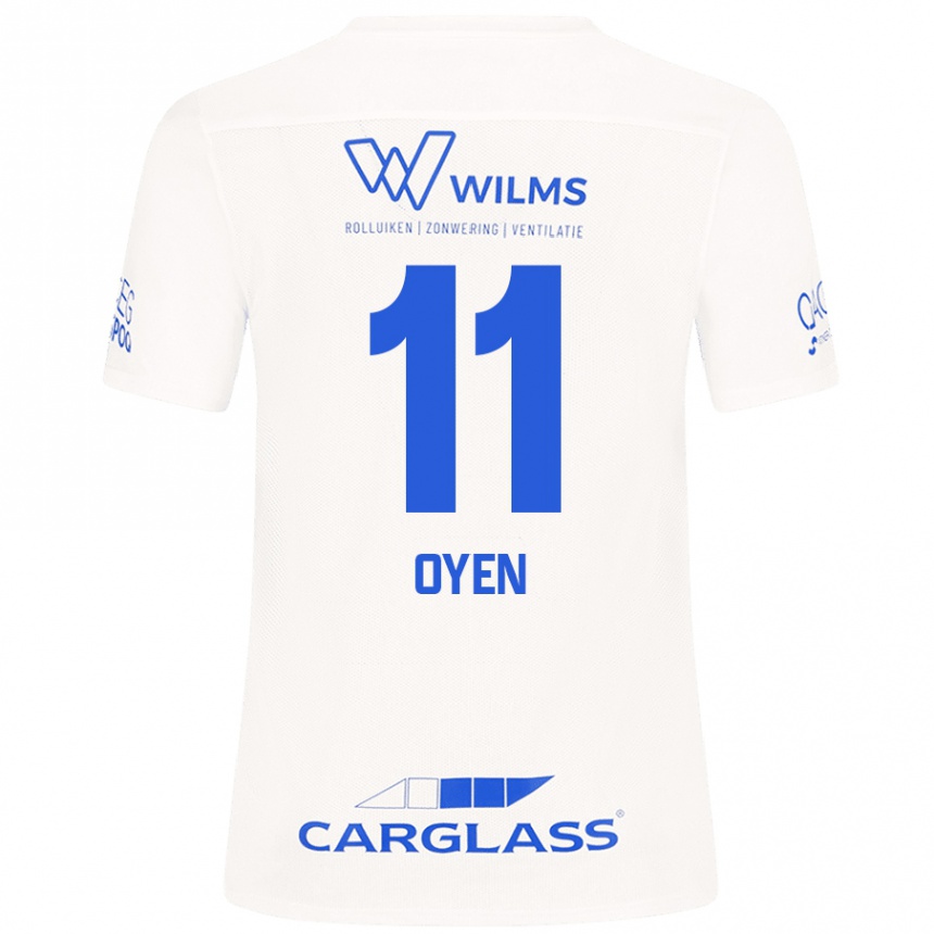 Niño Fútbol Camiseta Luca Oyen #11 Blanco 2ª Equipación 2024/25