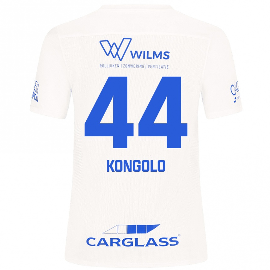 Niño Fútbol Camiseta Josue Kongolo #44 Blanco 2ª Equipación 2024/25