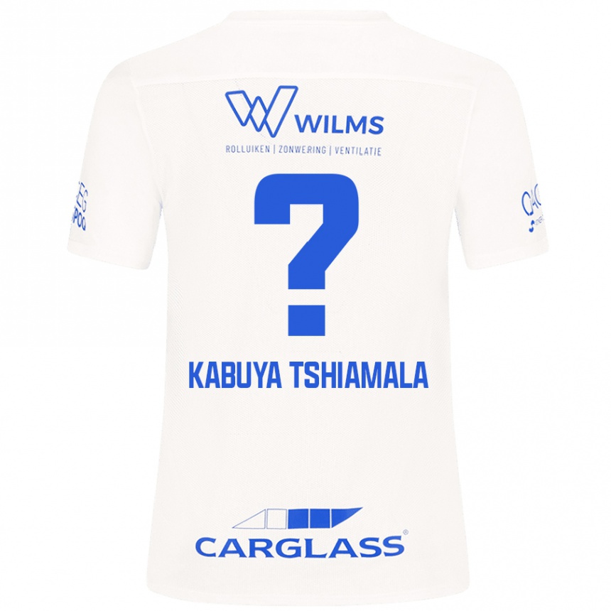 Niño Fútbol Camiseta Lino Kabuya Tshiamala #0 Blanco 2ª Equipación 2024/25