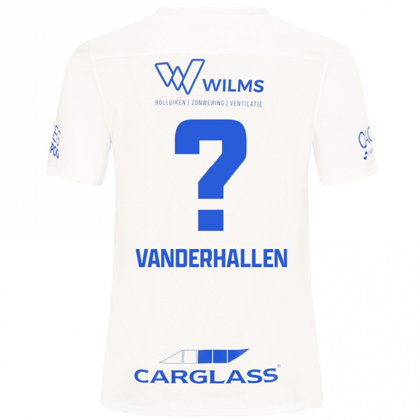 Niño Fútbol Camiseta Yari Vanderhallen #0 Blanco 2ª Equipación 2024/25