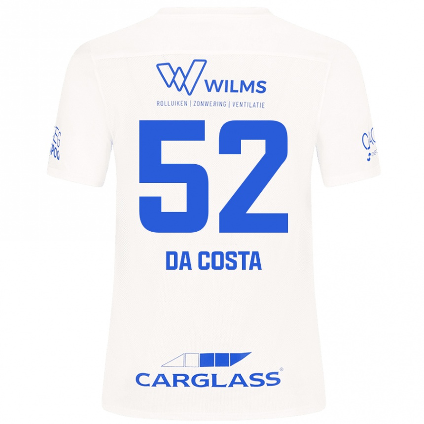 Niño Fútbol Camiseta Wilson Da Costa #52 Blanco 2ª Equipación 2024/25