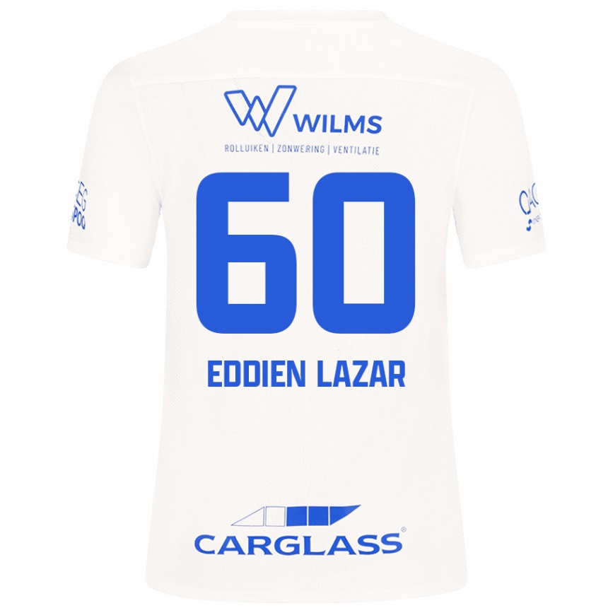 Niño Fútbol Camiseta Saif Eddien Lazar #60 Blanco 2ª Equipación 2024/25