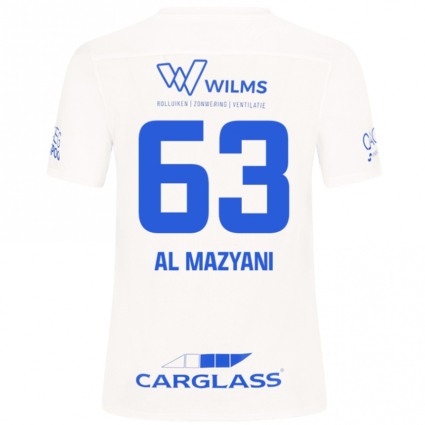 Niño Fútbol Camiseta Faissal Al Mazyani #63 Blanco 2ª Equipación 2024/25