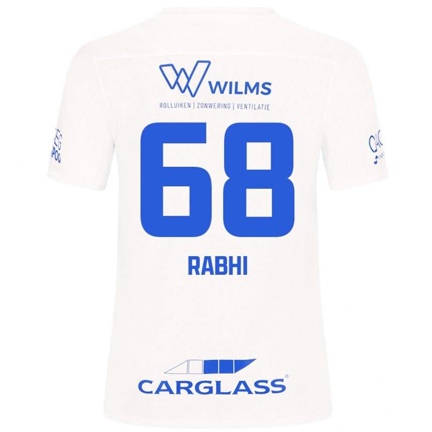 Niño Fútbol Camiseta Ayman Rabhi #68 Blanco 2ª Equipación 2024/25