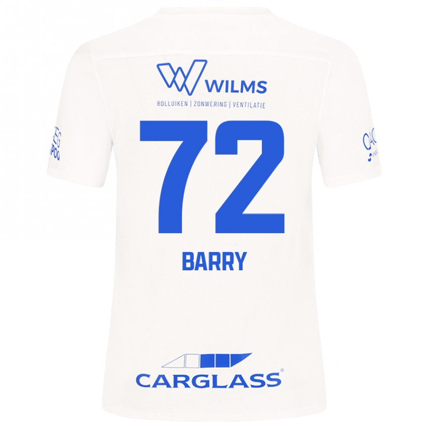 Niño Fútbol Camiseta Alpha Barry #72 Blanco 2ª Equipación 2024/25