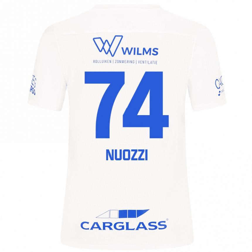 Niño Fútbol Camiseta Cédric Nuozzi #74 Blanco 2ª Equipación 2024/25